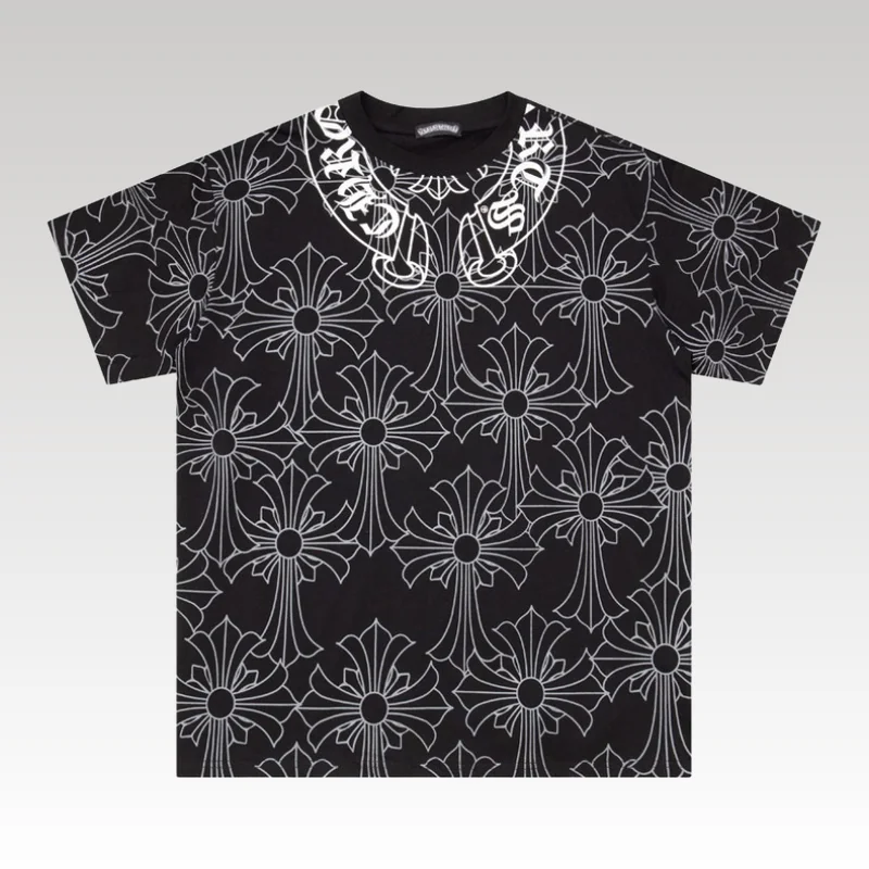 t-shirt-chrome-hearts-cross-pattern-black-ch002-processed-1751954370833.webp T-shirt Chrome Hearts Cross Pattern Black CH002 - Drip Slum
