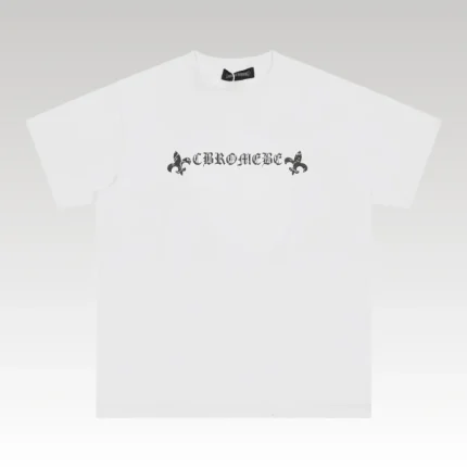 T-shirt Chrome Hearts Horseshoe White Logo CH015 - Drip Slum