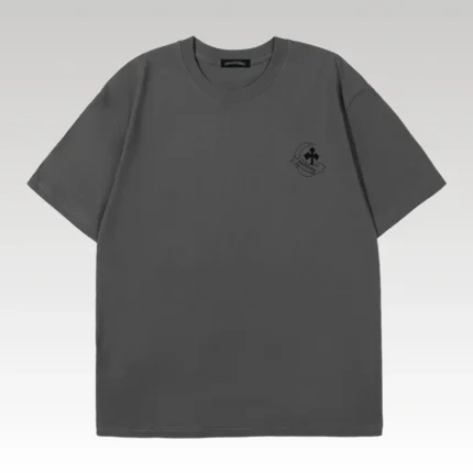 T-shirt Chrome Hearts Large Cross Grey Logo CH019 - Drip Slum