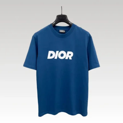 T-shirt Dior Logo Blue DO070 - Drip Slum