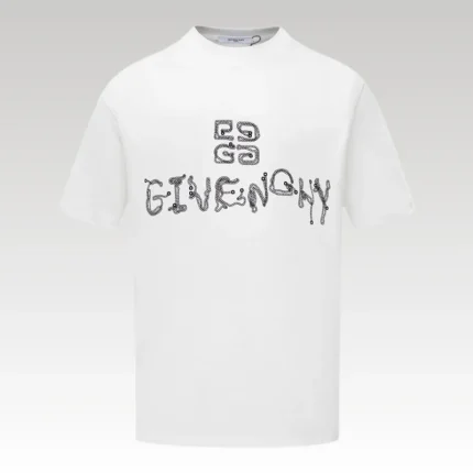T-Shirt Givenchy White GV037 - Drip Slum