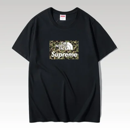 T-shirt Supreme x The North Face Camo Black SP015 - Drip Slum