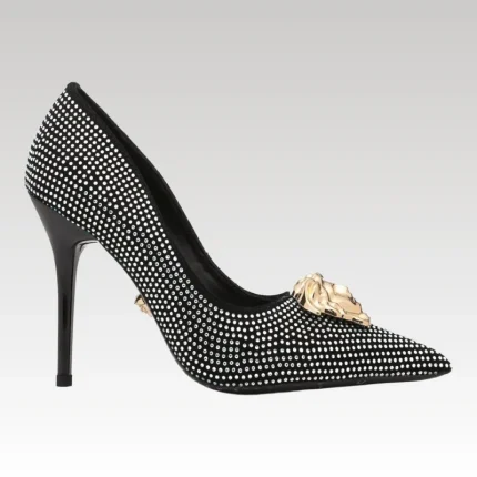 Versace Medusa Decollete Studded Pointed Toe Pump VSC009 - Drip Slum