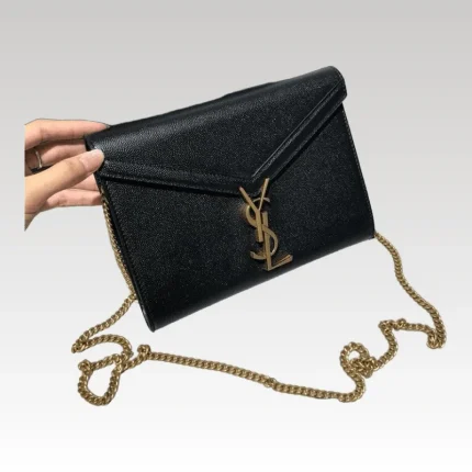 Yves Saint Laurent Cassandra Chain Wallet YSL013 - Drip Slum
