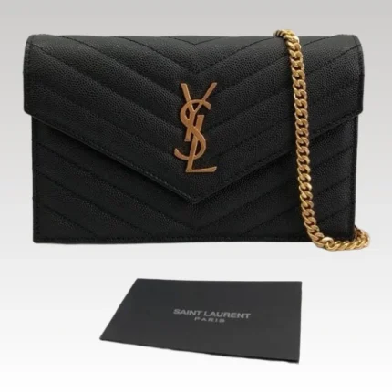 Yves Saint Laurent Cassandra Wallet On Chain YSL014 - Drip Slum
