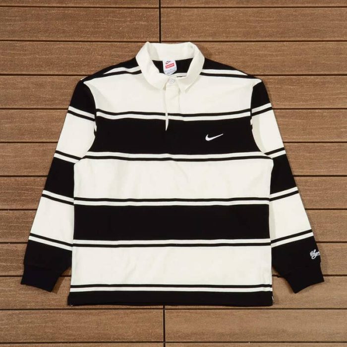 T-shirt Supreme x Nike Strip Rugby NK083 - Image 3